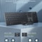 MultiDevice Bluetooth Keyboard Mouse Combo Seenda Rechargeable Slim Wireless Set For WinMac Laptop 2