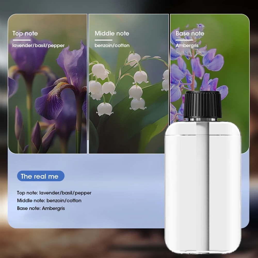 Rechargeable Aromatic Diffuser 5 Modes, Essential Oil Diffuser Machine for Home, Car with Smart Display, Colorful Light