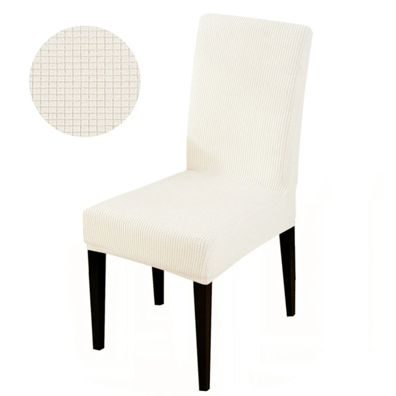Universal Elastic Chair Covers, Stretchable Slipcovers for Dining Room Chairs, Living Room Office, Machine Washable