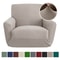 Elegant Jacquard Polyester Armchair Sofa Cover for Living Room, Elastic 1-Seat Slipcover, Machine Washable Furniture