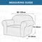 Elegant Jacquard Polyester Armchair Sofa Cover for Living Room, Elastic 1-Seat Slipcover, Machine Washable Furniture