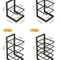 Adjustable Pot Rack Organizer 5Tier Kitchen Stainless Steel Pot Storage Rack MultiLayer Household P 5