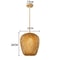 Hand Knitted Chinese Style Bamboo Pendant Lamp, Weaving Hanging Lamps for Restaurant & Boho Home Decor Lighting