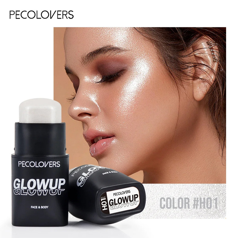 Long Lasting Natural 3D Face Bronzers, Waterproof Highlighter Stick Blush, Brightening Contour Concealer Makeup Cosmetic