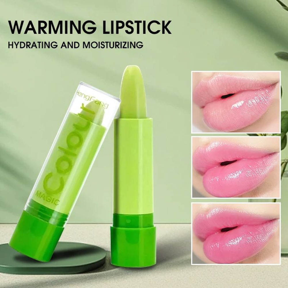 Warm Change Lip Balm Moisturizing Lipstick Easy To Color CupFriendly Formula LongLasting Hydration 1