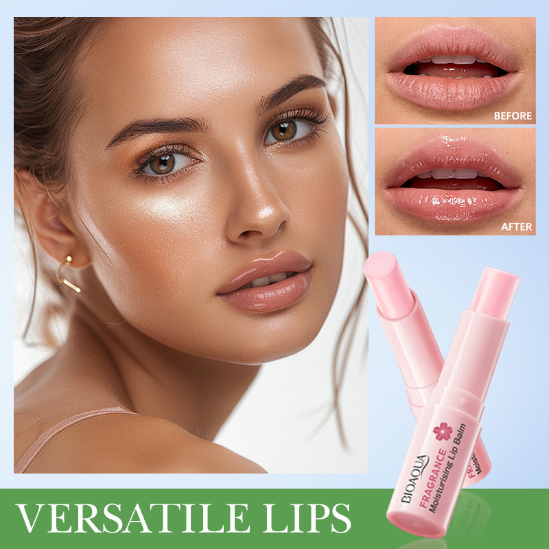 Long-lasting Moisturizing Lipstick, Sakura Fragrance Moisturizing Lip Balm, Temperature Change Color Makeup Tint