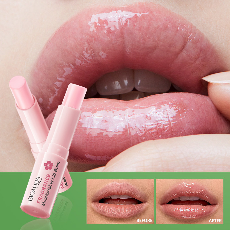 Long-lasting Moisturizing Lipstick, Sakura Fragrance Moisturizing Lip Balm, Temperature Change Color Makeup Tint