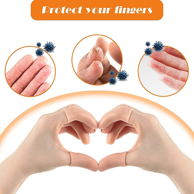 Toe Separator Finger Protector 10pcs Silicone, Corn Callus Remover Bunion Corrector, Pedicure Tools Foot Care Tool