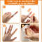 Toe Separator Finger Protector 10pcs Silicone, Corn Callus Remover Bunion Corrector, Pedicure Tools Foot Care Tool