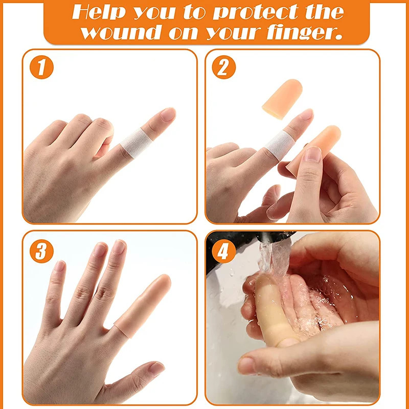 Toe Separator Finger Protector 10pcs Silicone, Corn Callus Remover Bunion Corrector, Pedicure Tools Foot Care Tool