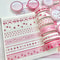6pcs Strawberry Apple Fruit Tape, Cute Cartoon Washi Tape for Scrapbooking, Creative Decorative School Stationery