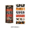 Happy Halloween Washi Tape Set 6rolls, Pumpkin Ghost Masking Tapes, Adhesive Paper Decoration Stickers for Scrapbook