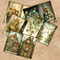 Christmas A5 Sheets For Children Background, 10 Sheets Vintage Grunge Journal, Scrapbooking Planning Set