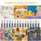 Waterproof Acrylic Marker Pen Set DIY Brush Tip Drawing Paint Marker Art School Supplies Stationery 3