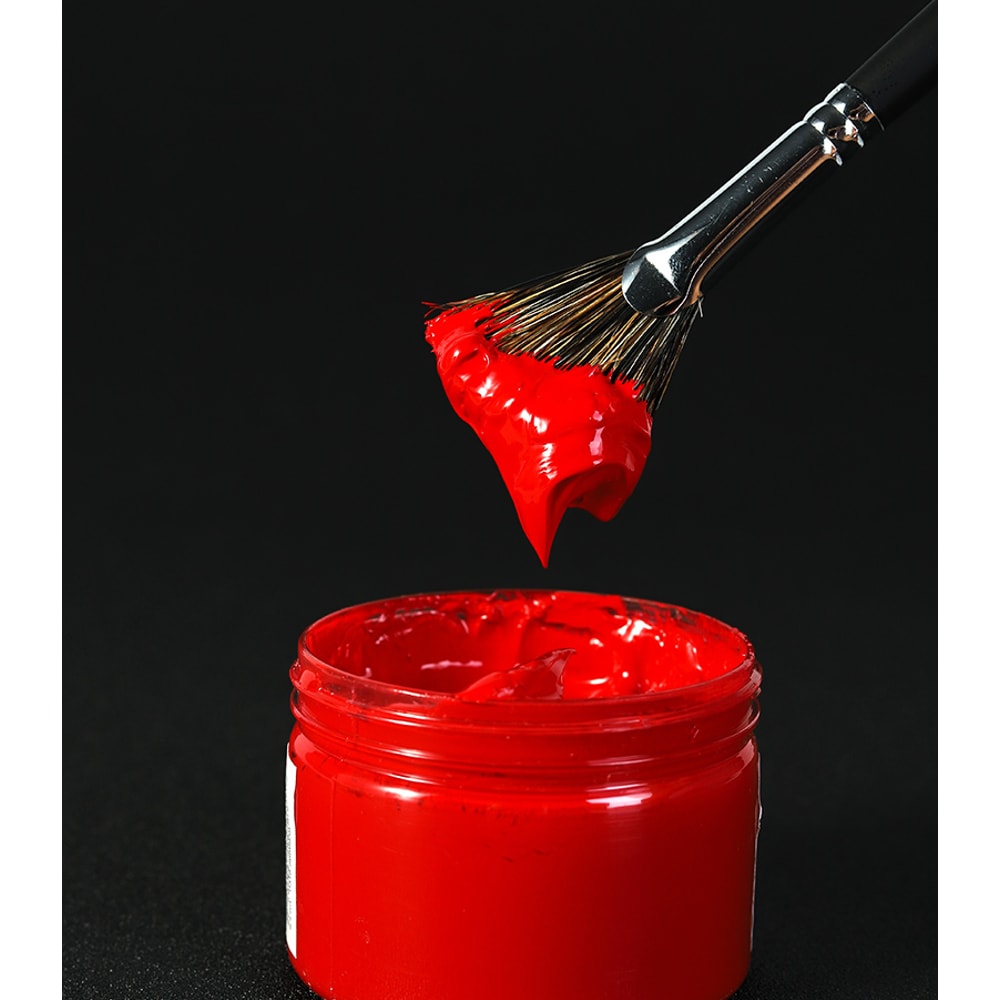 6pcs Set Wild Boar Bristle Brush Pen Set Special Offer, Fan Shape Art Supplies, Oil Painting Brush for Students