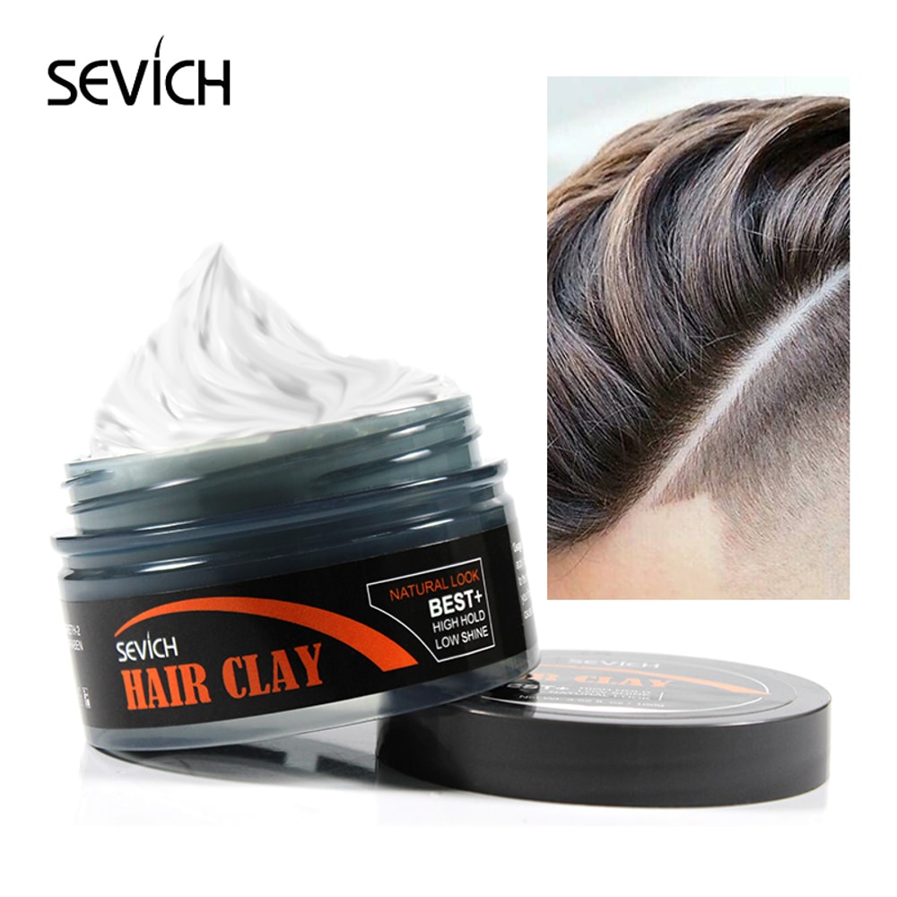 Sevich 100g Hair Clay For Men LongLasting Strong Hold Matte Wax Low Shine Styling Cream For Natural 3