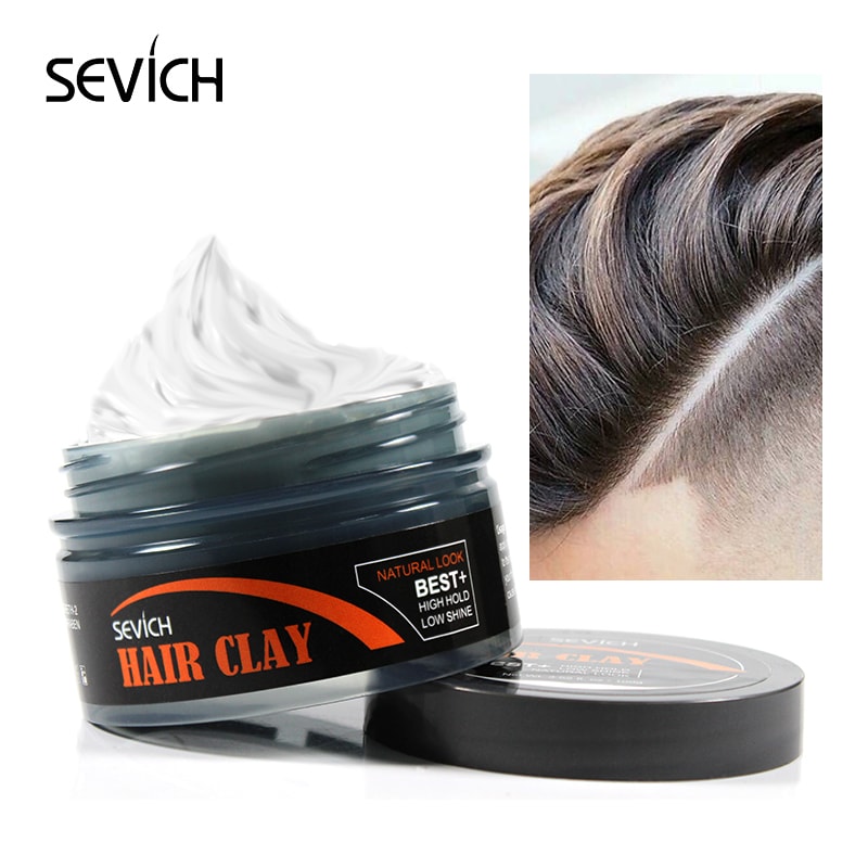 Sevich 100g Hair Clay For Men LongLasting Strong Hold Matte Wax Low Shine Styling Cream For Natural 3