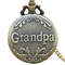 The Greatest Pocket Watch Necklace For Grandpa Dad Gifts Vintage Quartz Pocket Watches With Chain R 6