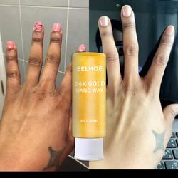 beeswax hand mask, mango moisturizing hand wax, natural ingredients to nourish and soften, 3-pack treatment cream