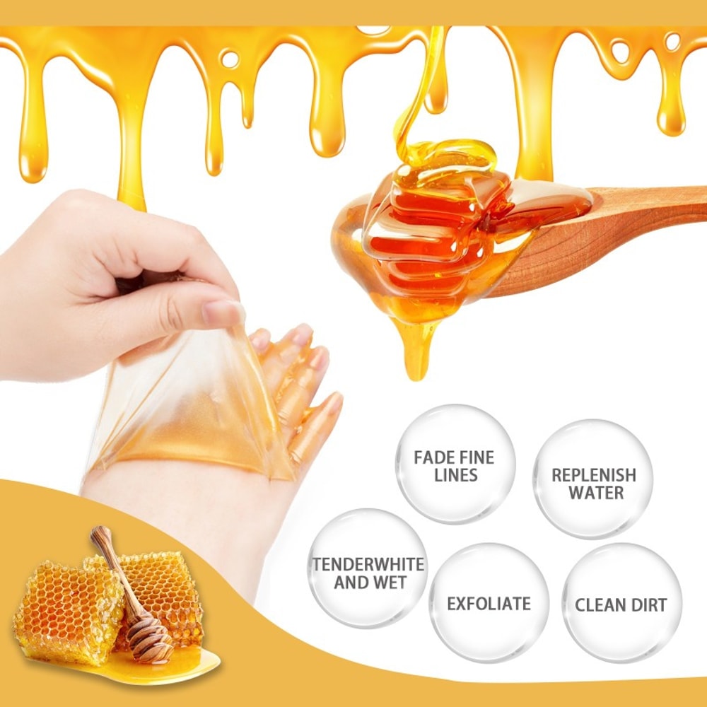 Beeswax Hand Mask Mango Moisturizing Hand Wax Natural Ingredients To Nourish And Soften 3Pack Treat 5