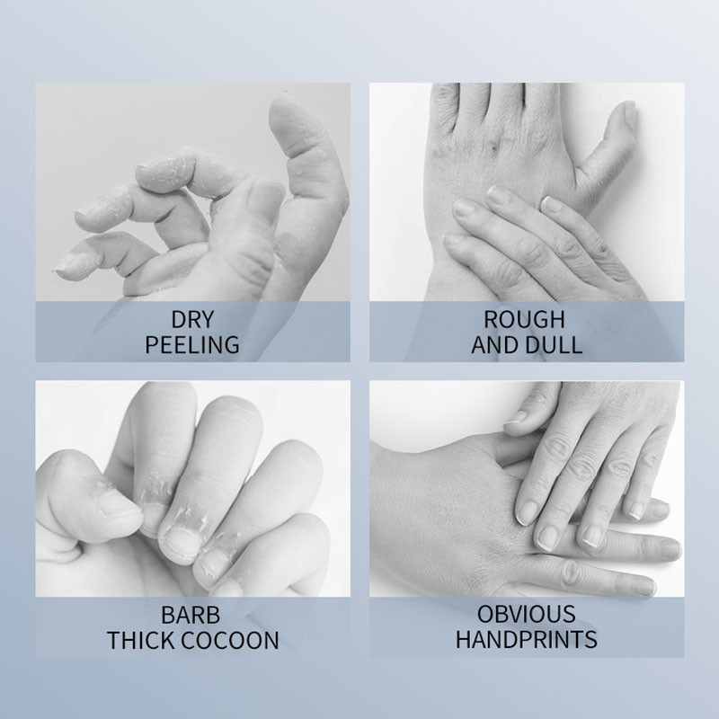 SADOER Goat Milk Moisturizing Hand Mask, Whitening & Nourishing Anti-Aging Hydrating Hand Gloves for Ultimate Skin Care