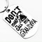Personalized Grandma Stainless Steel Keychain, Funny Dont Make Me Call Me Grandma Gift, Family Friendship Keepsake