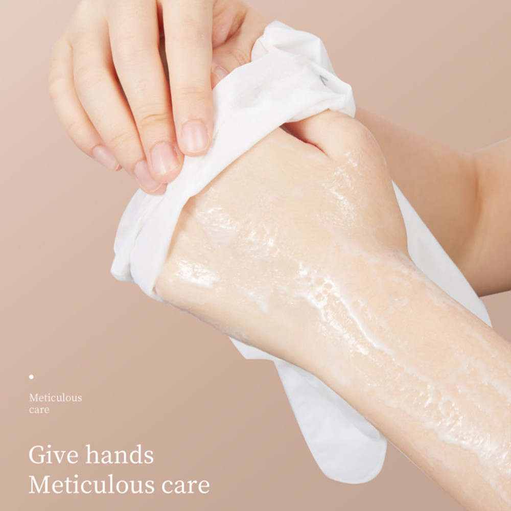 SADOER Rose Moisturizing Hand Mask Gloves, Whitening & Nourishing Anti-Aging Treatment for Hydrating and Exfoliating