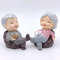 2025 Year of the Snake Spring Festival Gift, Grandparents Sofa Doll Ornaments, Elderly Bedroom Resin Crafts Gifts