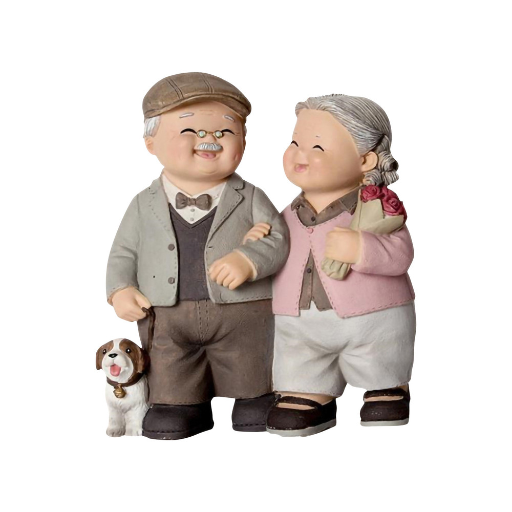 Elderly Couple Statue Garden Decorations Grandparents And Parents Anniversary Wedding Gift Elderly  1