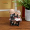 Resin Happy Old Couple Home Decor, Old Father and Mother Figurine, Grand Parents Wedding Anniversary Gifts
