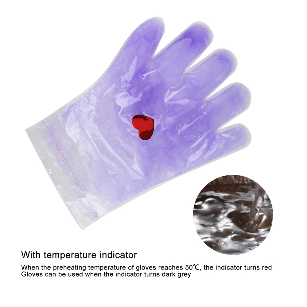 Professional Paraffin Wax Gloves Set for Hands, Healing, Softening, and Smoothing Skin Treatment Mask for Ultimate Care
