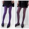 Vintage Dark Floral Jacquard Patterned Pantyhose for Women, Japanese Style Autumn Tights, Slimming Opaque Silky Stocking