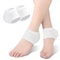 Gel Silicone Heel Protectors, Heel Pads & Cups for Plantar Fasciitis Support, Foot Care, Skin Repair