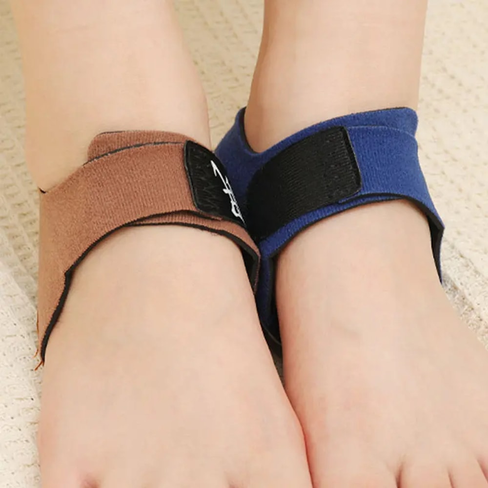 Plantar Fasciitis Silicone Heel Protector, U-Cup Shock Absorption Sleeve for Spur Relief, Pain-Free Walking Half-Yard