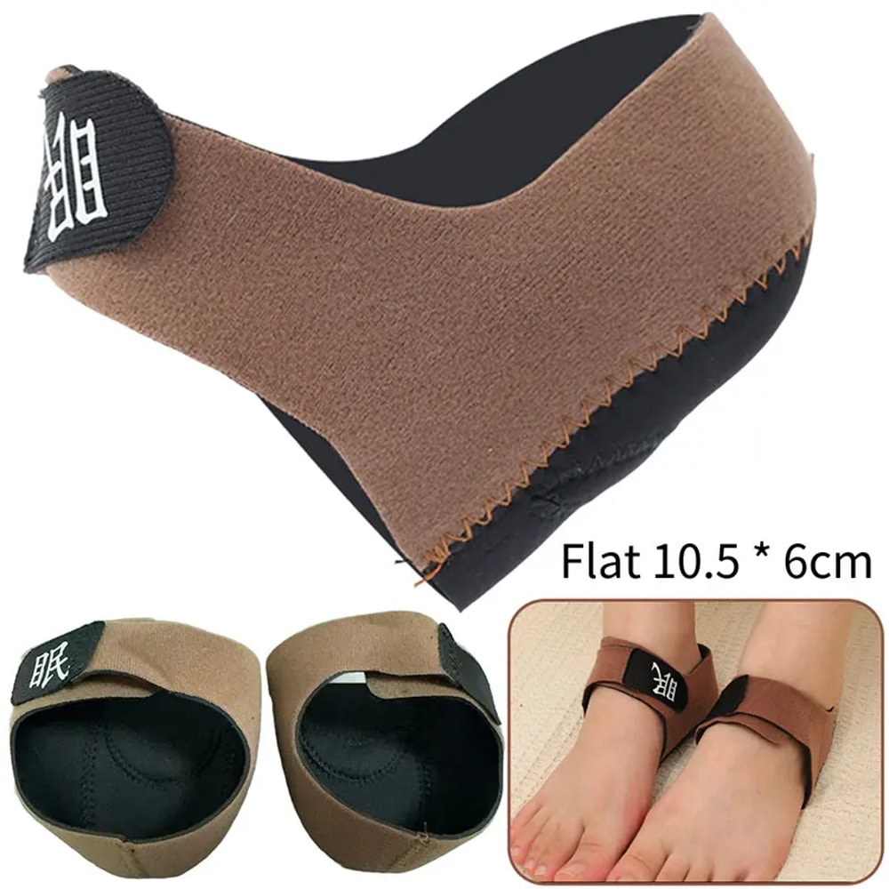 Plantar Fasciitis Silicone Heel Protector, U-Cup Shock Absorption Sleeve for Spur Relief, Pain-Free Walking Half-Yard