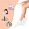 2 Pairs Moisturizing Glove Socks for Foot Care, Nourishing Skin, Anti Heel Dryness, Full Foot Moisturizing Socks
