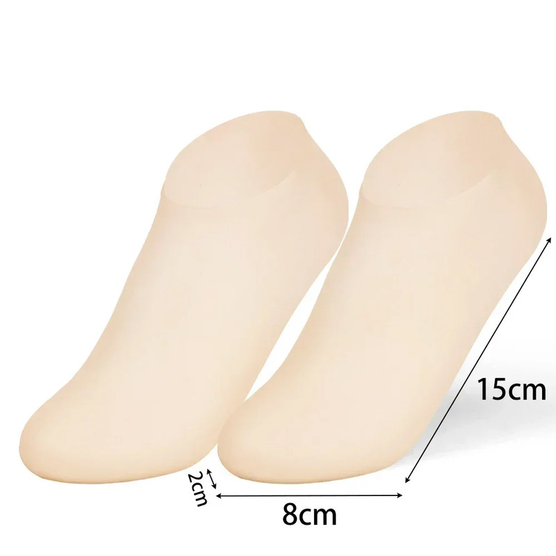 2 Pairs Moisturizing Glove Socks for Foot Care, Nourishing Skin, Anti Heel Dryness, Full Foot Moisturizing Socks