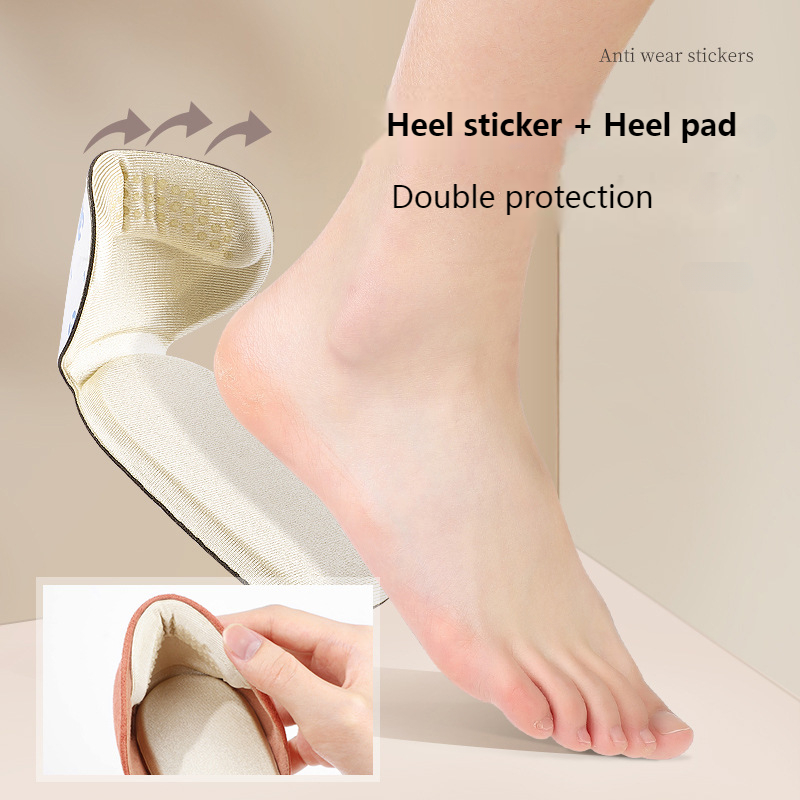 T Shape Sponge Heel Stickers Shoe Cushion Heel Protector for Shoes, High Heels Inserts, Heel Pads, Shoe Adjuster, Women