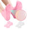 1 Pair Silicone Anti Crack Foot Mask Prevents Dryness, Foot Spa Mask Pedicure Socks Moisturizing Gloves for Feet Care