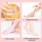 1 Pair Silicone Anti Crack Foot Mask Prevents Dryness, Foot Spa Mask Pedicure Socks Moisturizing Gloves for Feet Care