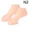 1 Pair Silicone Anti Crack Foot Mask Prevents Dryness, Foot Spa Mask Pedicure Socks Moisturizing Gloves for Feet Care