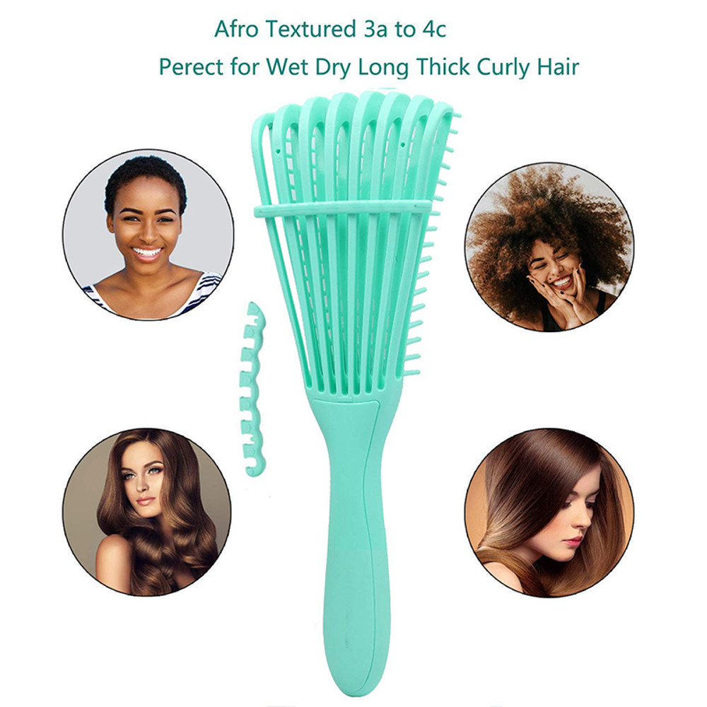 Detangling Hair Comb  Scalp Massage Brush Hair Detangler For Curly Thick Wet Or Dry Hair  OctopusSt 2