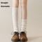 Solid Color Knitting Leg Warmers, Cute Sweet Warm Foot Cover for Lolitas & Winter Fashion
