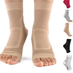 1pair neuropathy socks, ankle brace socks, tendonitis compression socks for pain relief & swelling