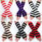 Womens Knitted Fingerless Arm Sleeves Gothic Style Striped Winter Long Arm Warmers For Girls Haraju 1