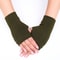 Womens Stylish Hand Warmer Winter Gloves, Arm Crochet Knitting Faux Wool Mitten with Warm Fingerless Glove Twist Pattern