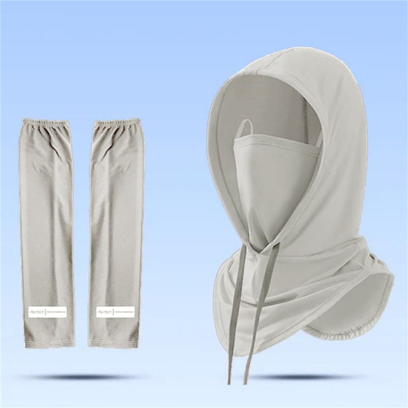 Large Size Ice Sleeves for Mens Sun Protection, Japanese Summer Outdoor UV Protection Loose Arm Sleeves for Driving