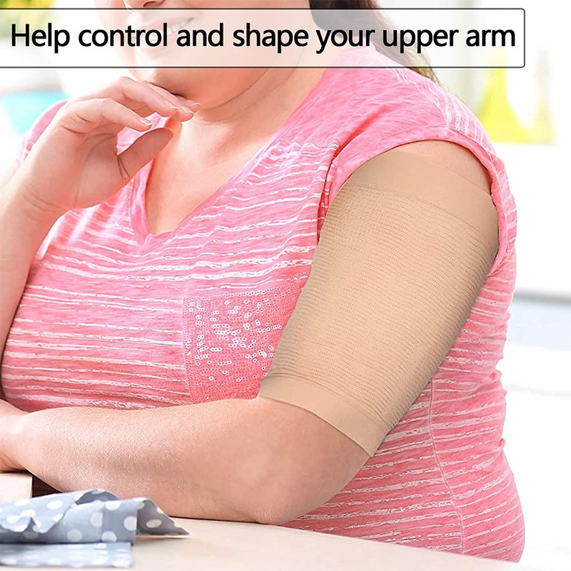 Arm Slimming Shaper Wrap for Women, Men Compression Sleeve for Weight Loss & Toning, Arm Fat Reduction for Sports & F