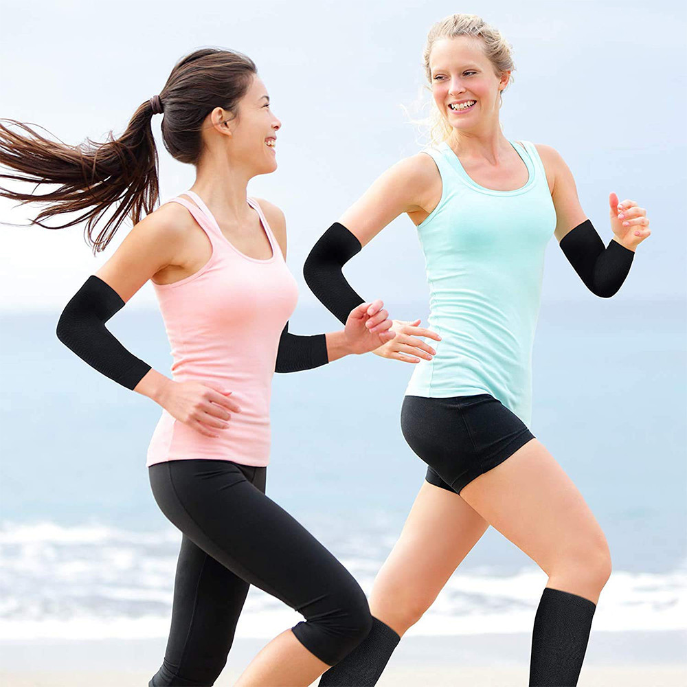 Arm Slimming Shaper Wrap for Women, Men Compression Sleeve for Weight Loss & Toning, Arm Fat Reduction for Sports & F
