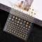 3D Gold Sun Moon Star Bronzing Nail Art Sticker, Laser Star Moon Design, Self-Adhesive Slider Decals in Gold, Silver